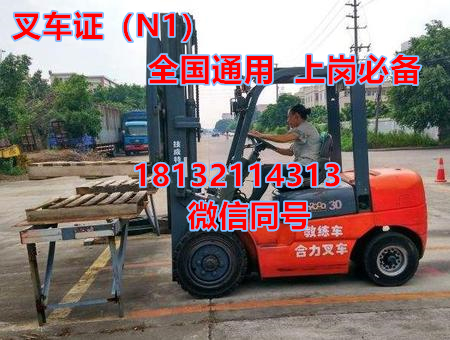 石家莊叉車駕駛證官網報名入口（N1）