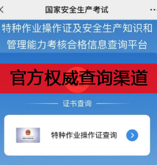 2025年應(yīng)急管理局電工證查詢網(wǎng)站官方網(wǎng)站